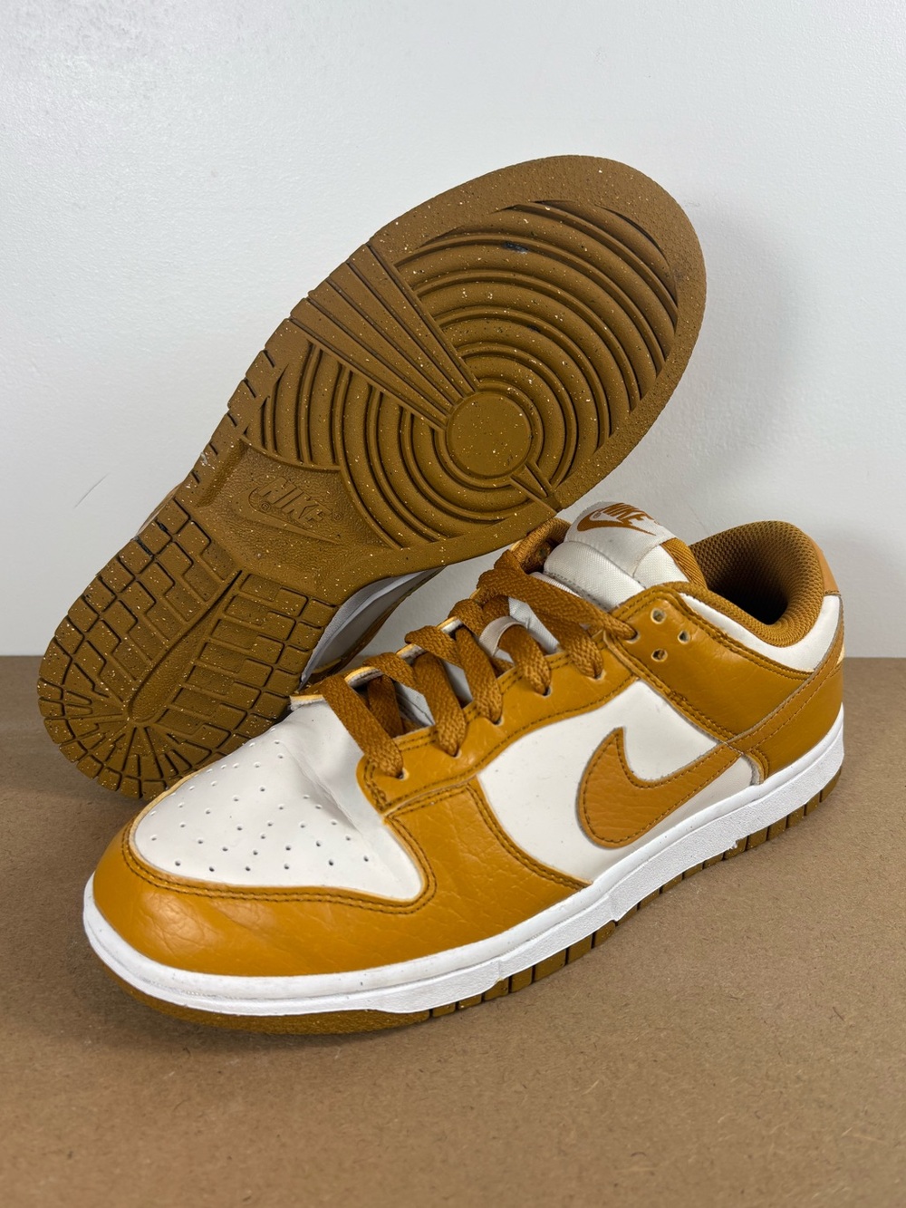 Nike Dunk Low Next Nature Phantom Gold Suede Women’s 8 DN1431-001 (A2)